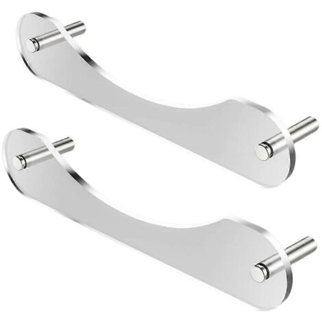 Lot de 2 supports muraux en acrylique pour casquettes de baseball (1/5)