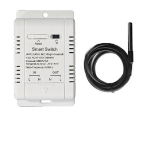 Moniteur de puissance pour interrupteur de température intelligent Tuya Wifi 16A (1/5)