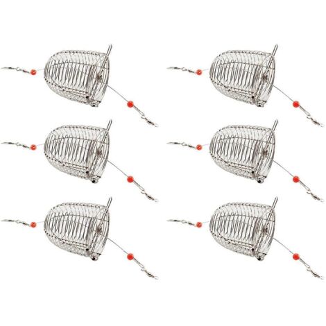 Plateau d'alimentation pour crevettes, gamelle pour crevettes, récipient métallique, cage à appâts (1/5)