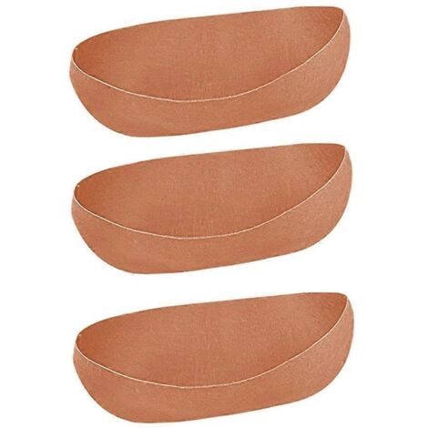 Lot de 3 doublures en feutre pour paniers à plantes suspendus, doublures en tissu pour paniers à fleurs A (1/5)