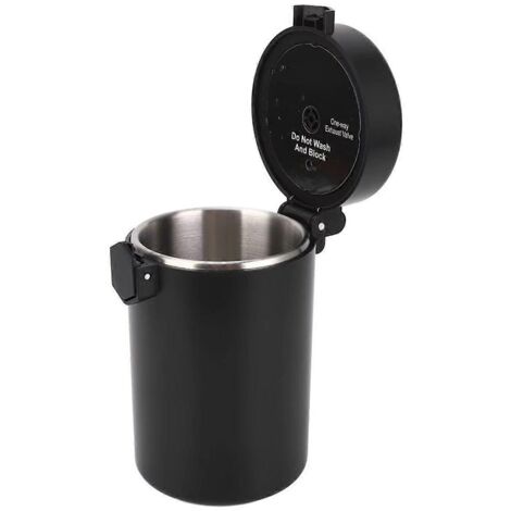 Boîte à café en acier inoxydable de 600 ml - Double paroi hermétique (1/5)
