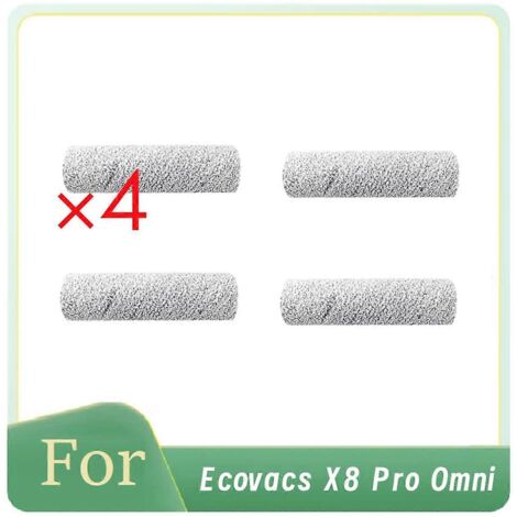 Lot de 4 rouleaux de chiffon pour balayeuse omnidirectionnelle X8 Pro - Accessoires améliorés (1/5)