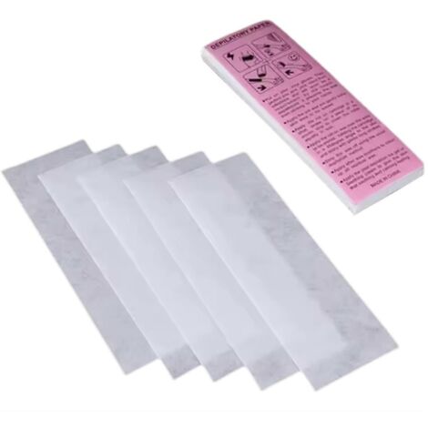 500 feuilles de papier ciré non tissé pour l'épilation (femmes et hommes) (1/5)