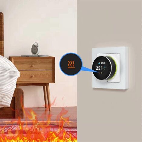 Thermostat intelligent Tuya WiFi pour chauffage au sol électrique 16A (1/5)