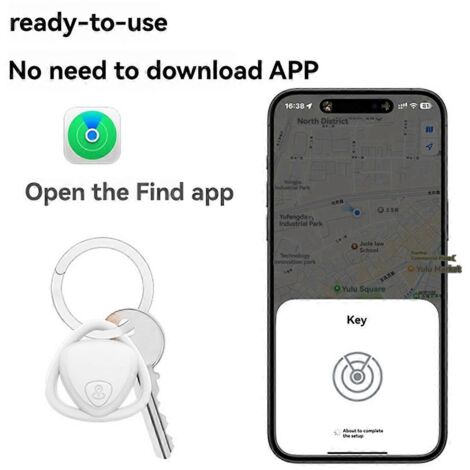 Traceur GPS Bluetooth intelligent compatible avec Find My Smart Tag B (1/5)