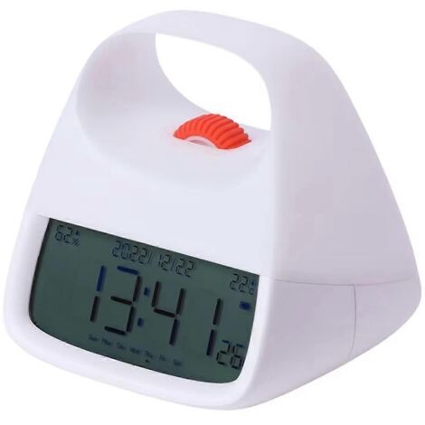 Réveil 2 en 1 avec affichage lumineux du temps de charge et fonction minuteur, portable (1/5)
