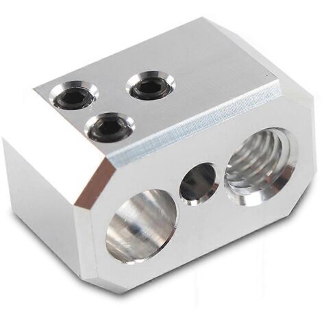 Pièces de buse en acier trempé pour hotend Prusa avec élément chauffant (1/5)