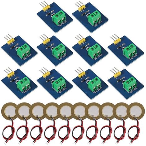 Module de 10 capteurs piézoélectriques analogiques en céramique (1/5)
