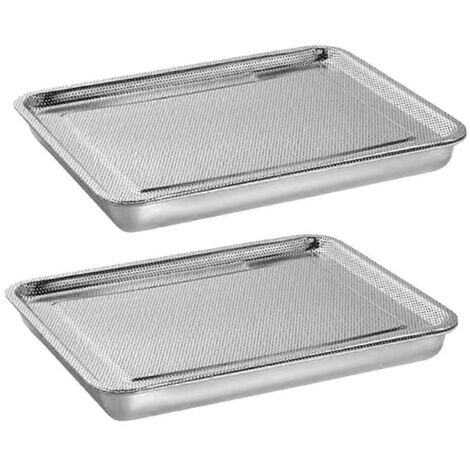 Plateaux de germination en acier inoxydable à 2 niveaux, 26,4 cm (10,4 pouces) (1/5)