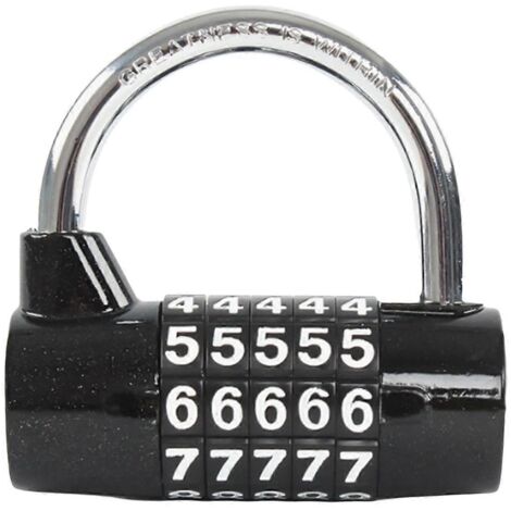 Cadenas de voyage à combinaison à 5 chiffres en alliage de zinc (1/5)