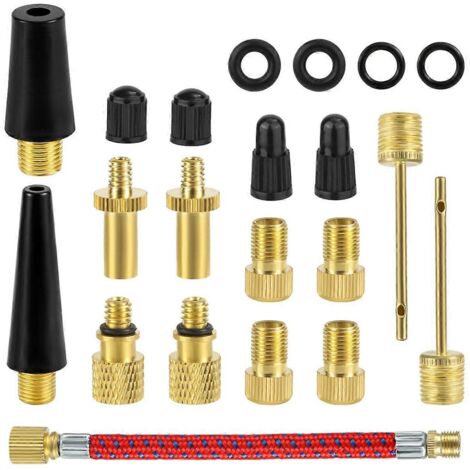 21 adaptateurs de valve pour vélo, accessoires de cyclisme (1/5)