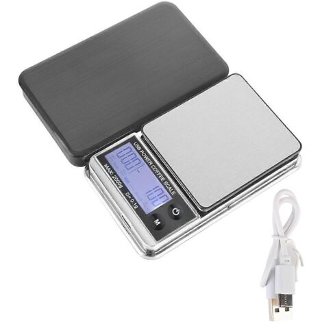 Balance de poche électronique automatique numérique pour la cuisine et le café (1/5)