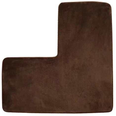 Tapis de bain antidérapant en forme de L pour douches d'angle C (1/5)