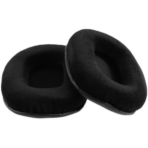 Coussinets d'oreille en flanelle et éponge pour RP-HD605N, HD601N et HD805N (noirs) (1/5)