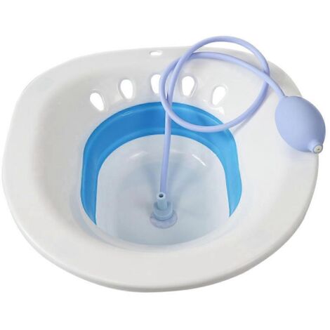Bain de siège, bain de siège pour hémorroïdes, bain de siège pour siège de toilette (1/5)