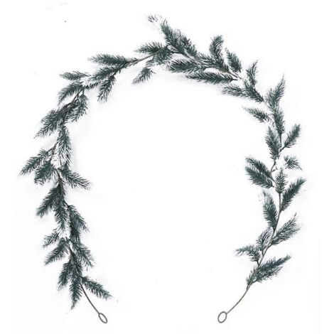 Décoration de Noël en imitation rotin et pin plastique et cyprès A (1/5)