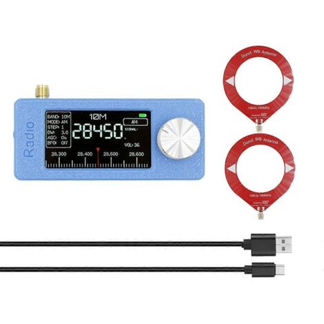 Récepteur radio miniature SI4732 + antenne boucle 10 kHz-180 MHz (1/5)