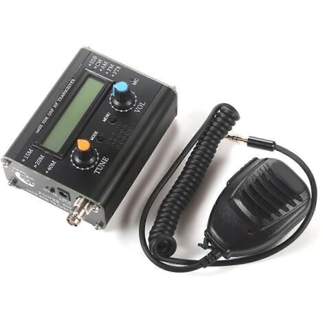 Émetteur-récepteur SDR QRP 5 W avec microphone portatif (1/5)