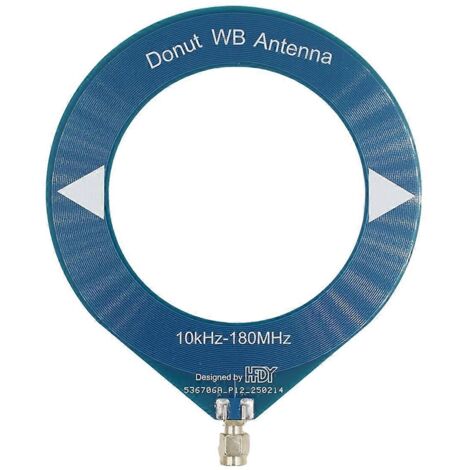 Antenne mini boucle 10 kHz-180 MHz, couverture toutes bandes, bleue (1/5)