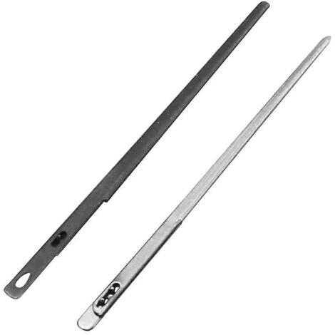30 aiguilles à coudre le cuir enfilées, aiguille simple en acier (1/5)
