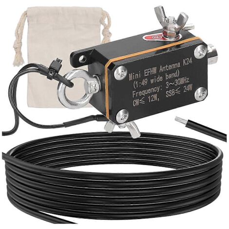 Antenne EFHW de poche, bande de fréquence, ondes courtes