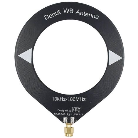 Antenne mini boucle 10 kHz-180 MHz, couverture toutes bandes, noire (1/5)