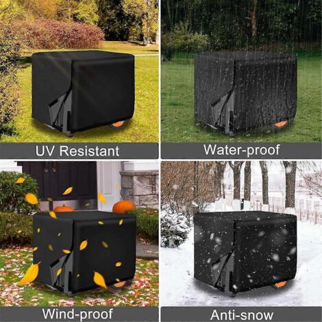 Housse de protection extérieure pour générateur 32 x 24 x 24 pouces, compatible avec la plupart des générateurs (1/5)