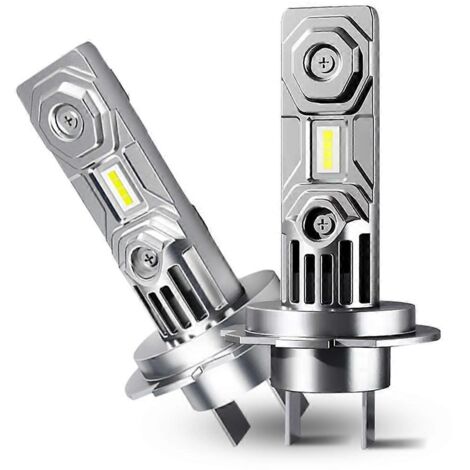 Lot de 2 ampoules LED H7 30 000 lm pour phares de voiture haute puissance (1/5)