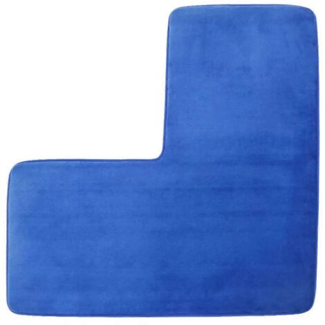 Tapis de bain antidérapant en forme de L pour douches d'angle B (1/5)