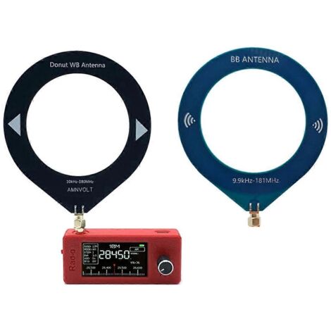 Mini radio portable 10 kHz-180 MHz, écran IPS 1,9 pouce, format de poche (1/5)