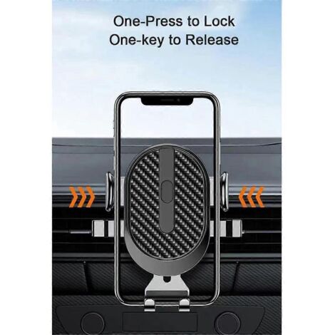 Support universel à ventouse pour téléphone de voiture, compatible avec les smartphones de 4 à 7 pouces (1/5)