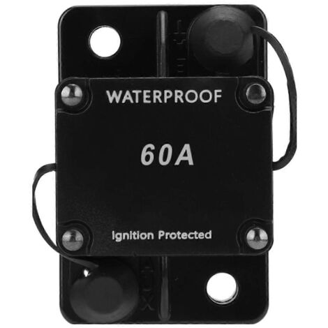 Disjoncteur HT-608, étanche, à réarmement automatique, 12-24 V CC, 60 A (1/5)