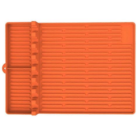 Tapis de protection en silicone pour grille latérale de four barbecue et plaque de cuisson (1/5)