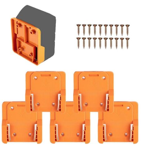 Support mural pour batterie (lot de 5) pour perceuse Li-Ion 18 V (1/5)