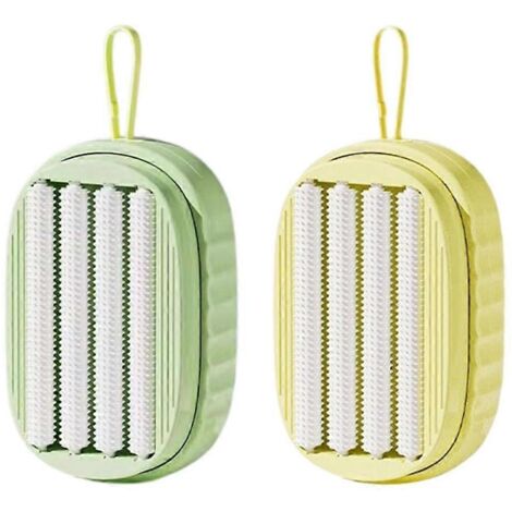 Brosse à récurer avec distributeur de savon - Outil de nettoyage anti-rayures A (1/5)