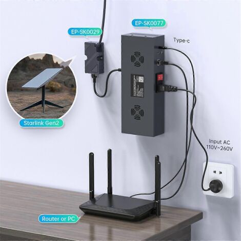 Injecteur PoE 5-en-1 Gen2 180 W Gigabit Ethernet avec prise UE (1/5)