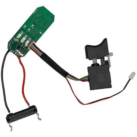Ensemble interrupteur de carte de commande pour perceuse électrique au lithium 16,8 V (1/5)