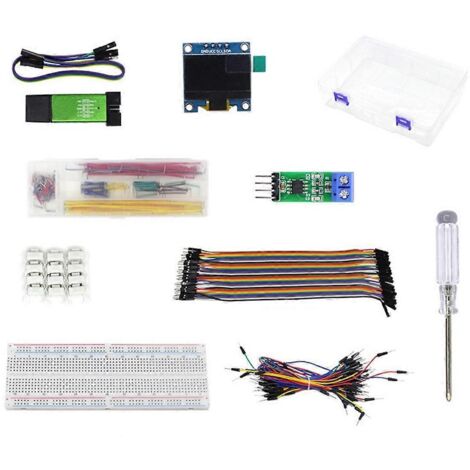 Kit d'apprentissage CAN Bus : 3 STLINK + 3 plaques d'essai + 3 écrans OLED (1/5)