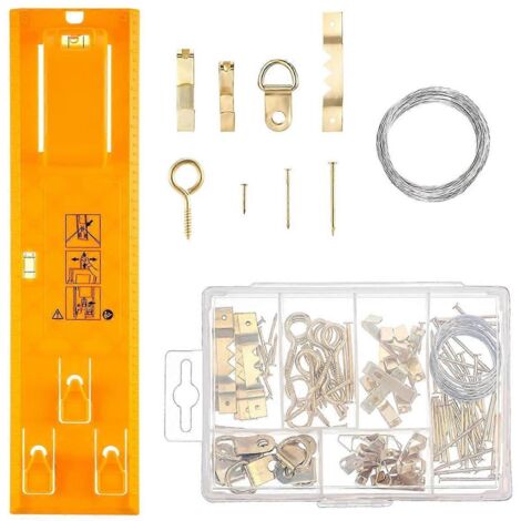 Kit d'accrochage de tableaux avec crochets pour cadres photo, Kit d'accrochage de tableaux (1/5)