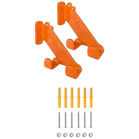 Support mural pour tronçonneuse, rangement dans le garage (lot de 2) (1/5)