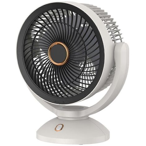Ventilateur de bureau portable rechargeable, ventilateur de dortoir (1/5)