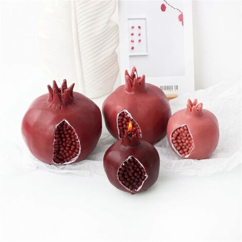 Moule en silicone pour bougie grenade, idéal pour les loisirs créatifs et la résine (taille L) (1/5)