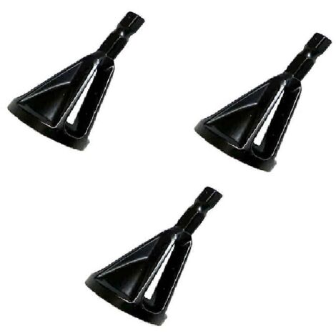 Outil de polissage et de chanfreinage pour perceuse à manche hexagonal, sauf pour les fraises, B (1/5)