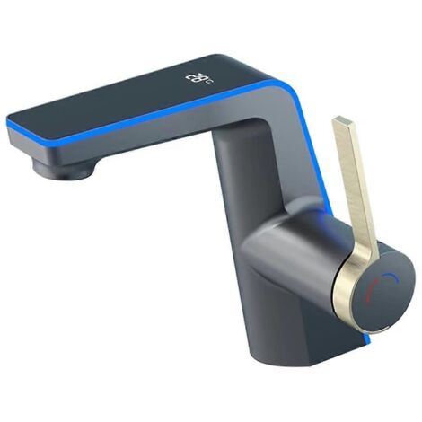 Robinet de lavabo avec éclairage LED pour salle de bain (1/5)