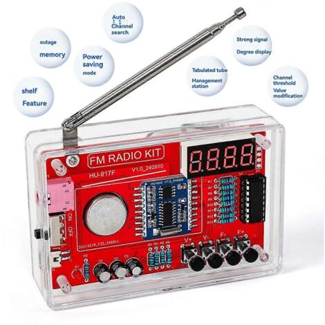 Kit électronique de radio FM à monter soi-même (87-108 MHz) - Exercice de soudure (1/5)