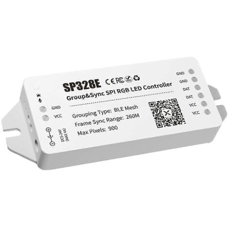 Contrôleur de LED SPI SP328E avec Bluetooth Mesh (1/5)