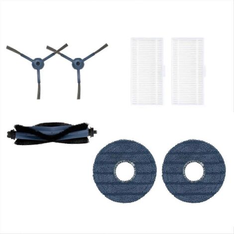 Pièces détachées pour aspirateur robot Omni C20 : brosse intérieure, filtre et lingette de nettoyage. (1/5)