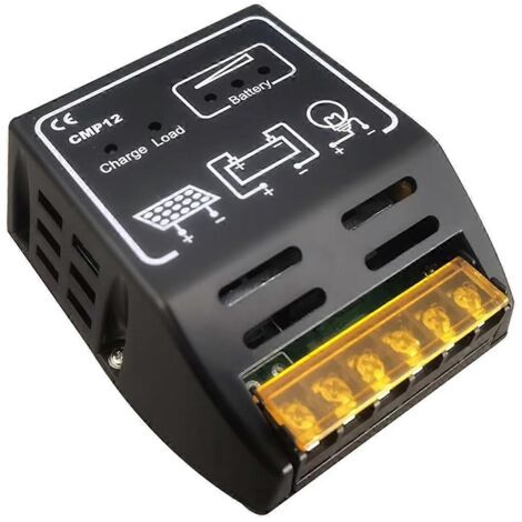 Contrôleur de charge solaire automatique 10 A, chargeur de batterie pour panneau solaire 10 A (1/5)