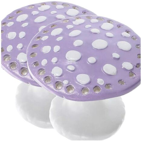 Présentoir à bijoux en forme de champignon, porte-boucles d'oreilles et plateau de rangement (1/5)