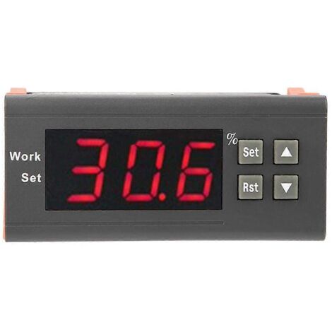 Contrôleur d'humidité SVWL-8040 220 V - Indicateur d'humidité de l'air à LED (1/5)